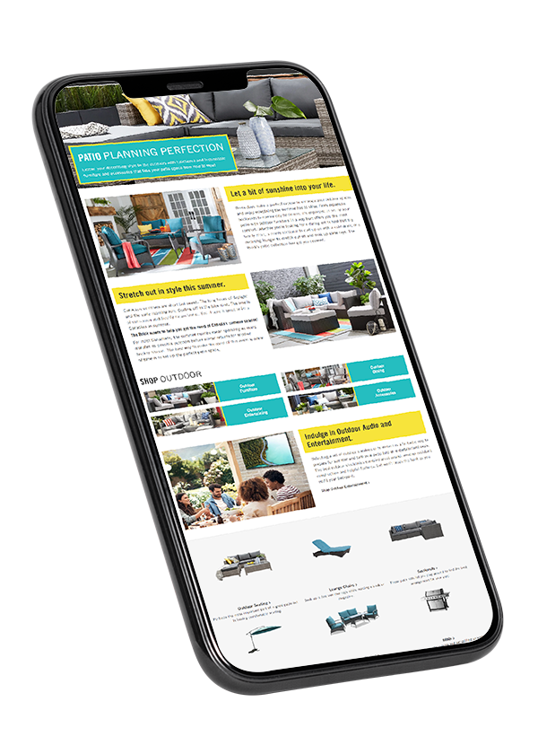 patio landing page